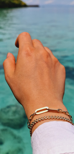 Luka Bela Italische Gold Armbänder von 14 und 18 Karat Gold