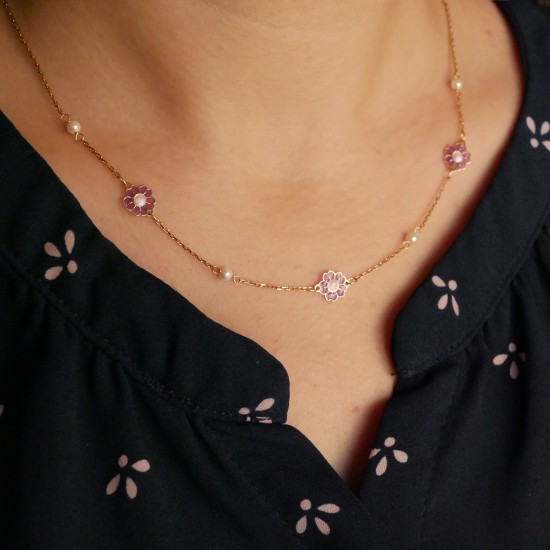 Abriola Duo - 18k Goldhalskette
