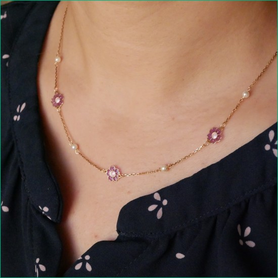 Abriola Duo - 18k Goldhalskette