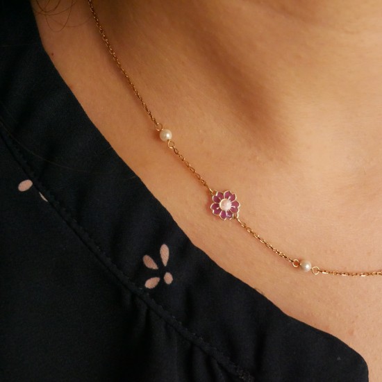 Abriola Duo - 18k Goldhalskette