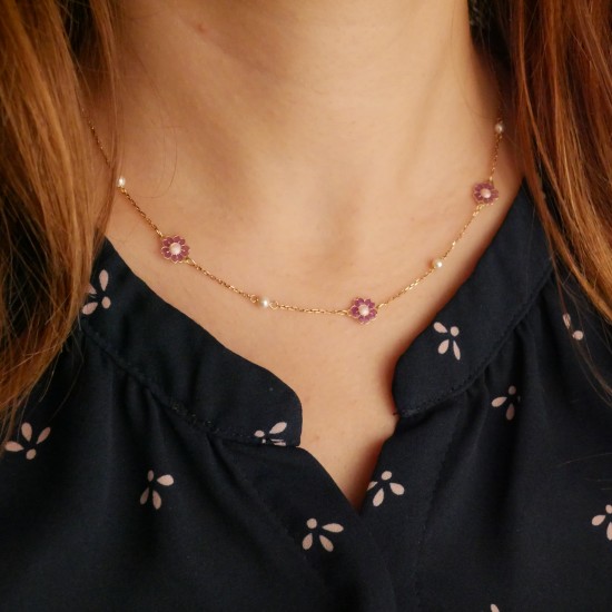 Abriola Duo - 18k Goldhalskette