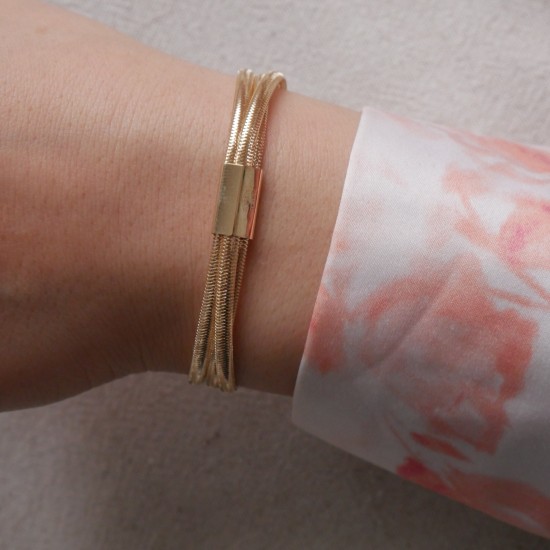 Altezza Tripla - 14k Goldarmband