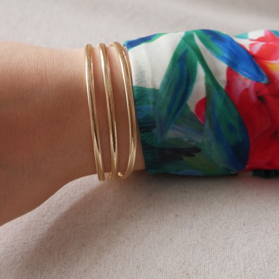 Altezza Tripla - 18k Goldarmband