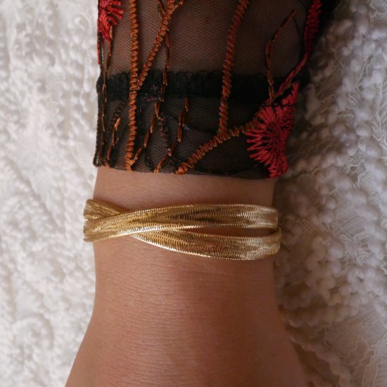 Altezza Doppia - 14k Goldarmband