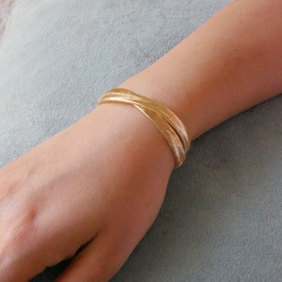 Altezza Doppia - 18k Goldarmband