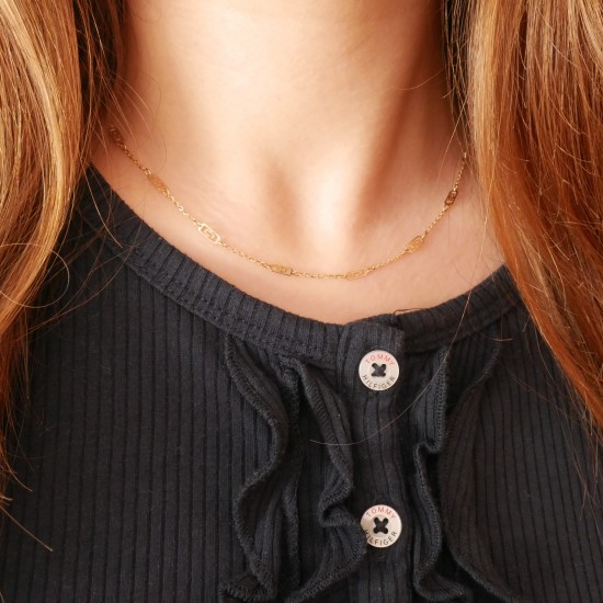 Anzi - 18k Goldhalskette