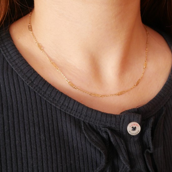 Anzi - 18k Goldhalskette