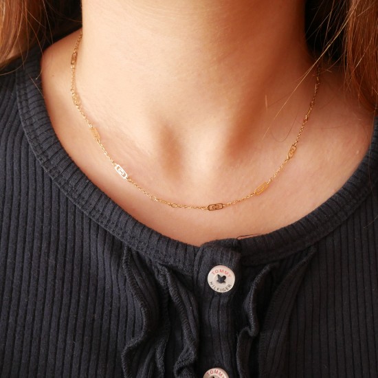 Anzi - 18k Goldhalskette