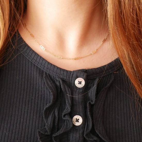 Anzi - 18k Goldhalskette