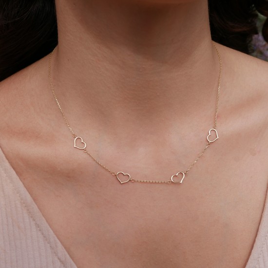 Brezza - 14k Goldhalskette