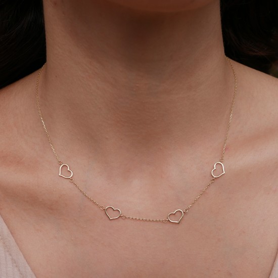 Brezza - 14k Goldhalskette