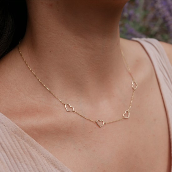 Brezza - 14k Goldhalskette