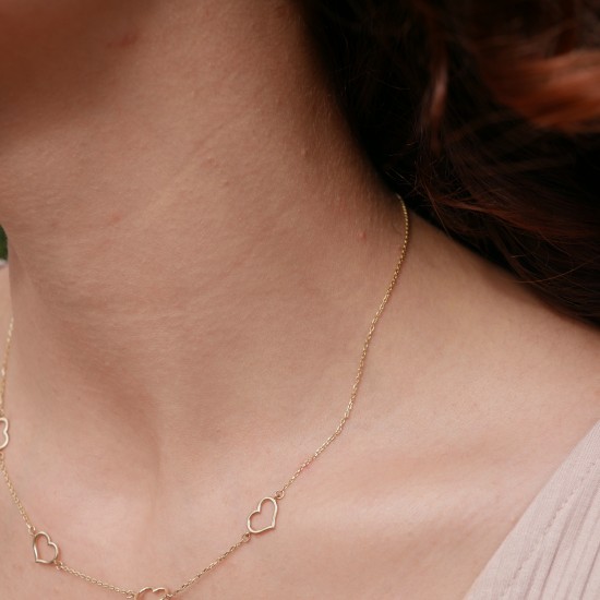 Brezza - 14k Goldhalskette