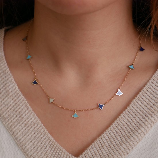 Caspoli - 18k Goldhalskette