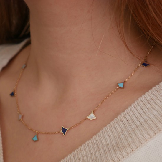 Caspoli - 18k Goldhalskette