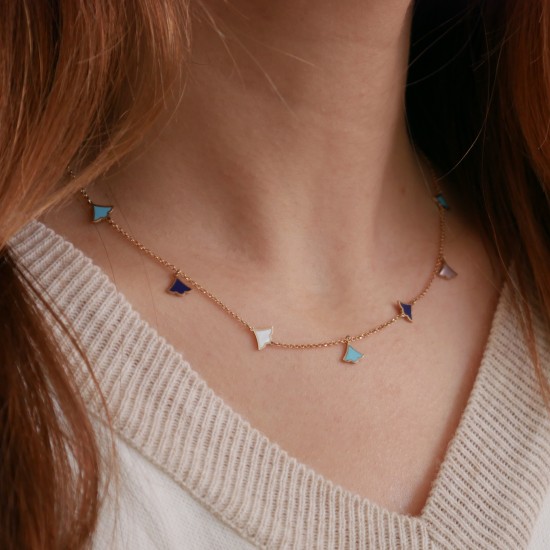 Caspoli - 18k Goldhalskette