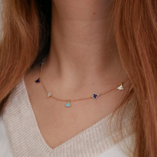 Caspoli - 18k Goldhalskette