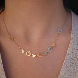 Damore - 14k Goldhalskette