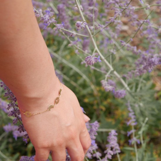 Diluna - 14k Goldarmband