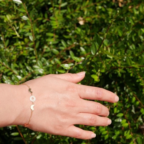 Diluna - 14k Goldarmband