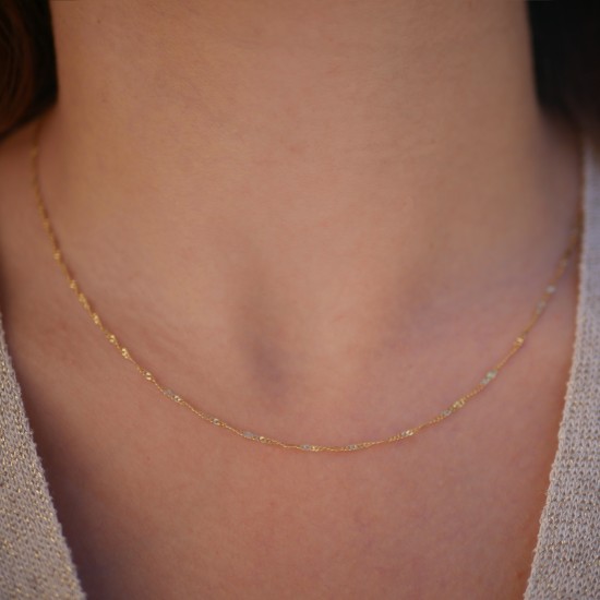 Fantasia - 14k Goldhalskette