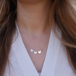 Farfalle - 14k Goldhalskette