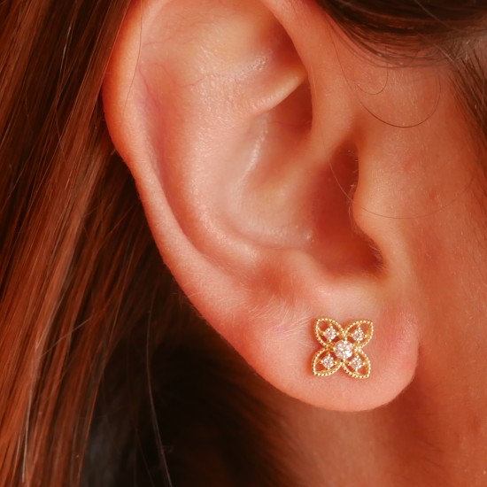 Ferla -18k Goldohrringe