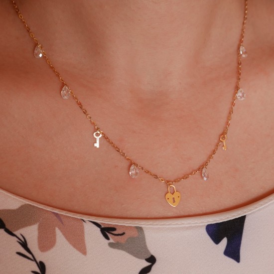 Laterza -18k Goldhalskette