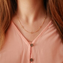 Lucana - 18k Goldhalskette