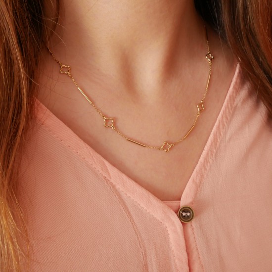 Lucana - 18k Goldhalskette