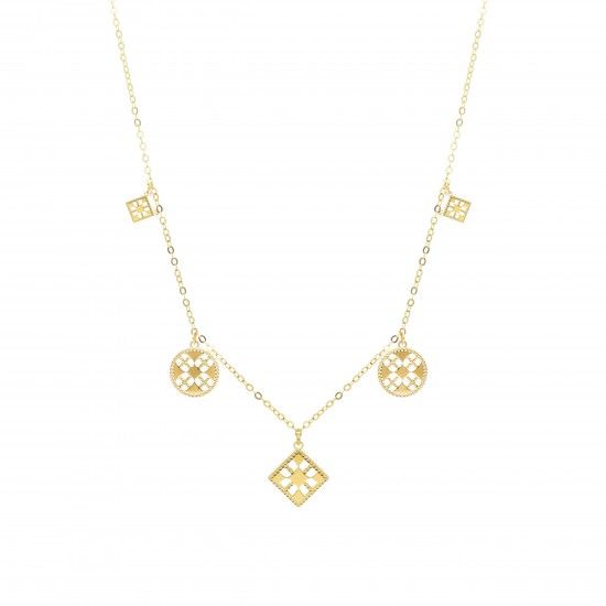 Piovere - 18k Goldhalskette