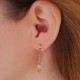 Manduria - 18k Goldohrringe