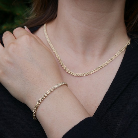 Ossana - 14k Goldhalskette