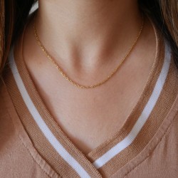 Pignola - 18k 40cm Goldhalskette