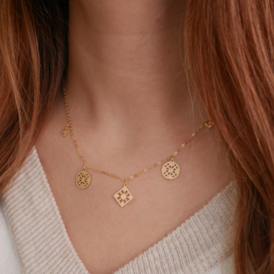 Piovere - 18k Goldhalskette