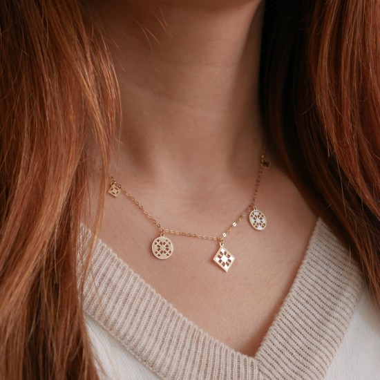 Piovere - 18k Goldhalskette
