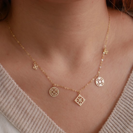 Piovere - 18k Goldhalskette