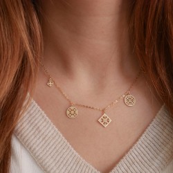 Piovere - 18k Goldhalskette