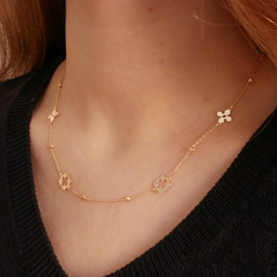 Ravello Sei - 14k Goldhalskette