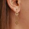 Ravello Triplo - 14k Goldohrringe