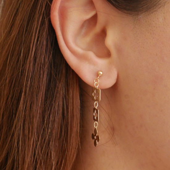 Ravello Triplo - 14k Goldohrringe