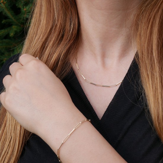 Sottile - 14k Goldhalskette