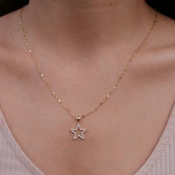 Stella - 14k Goldanhänger