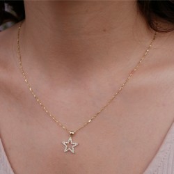 Stella - 14k Goldanhänger