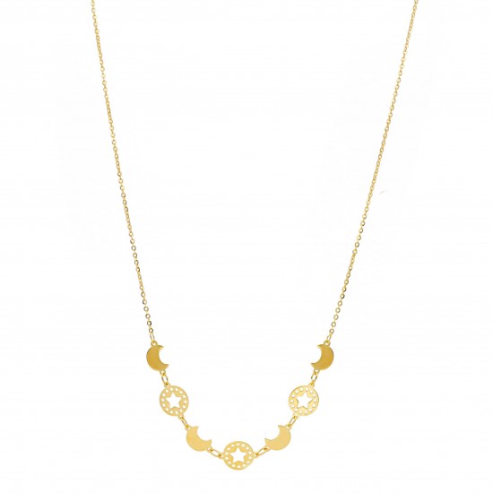 Diluna - 14k Goldhalskette Diluna - 14k Goldhalskette