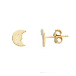 Diluna - 14k Goldohrringe