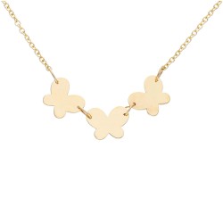 Farfalle - 14k Goldhalskette