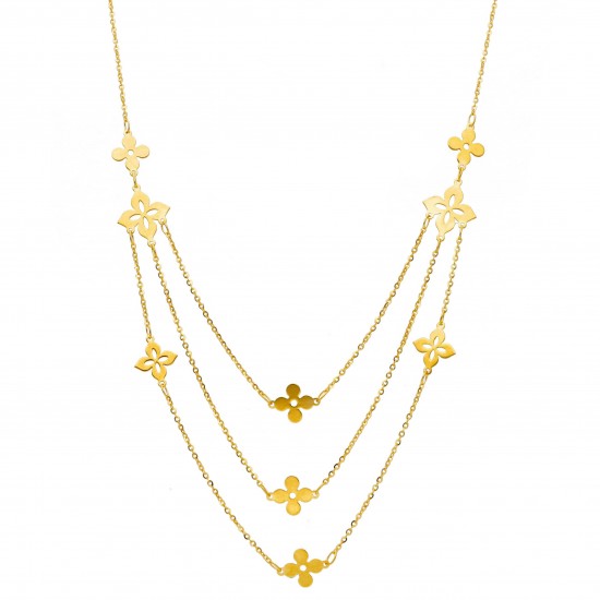 Ravello Triplo - 14k Goldhalskette Ravello Triplo - 14k Goldhalskette