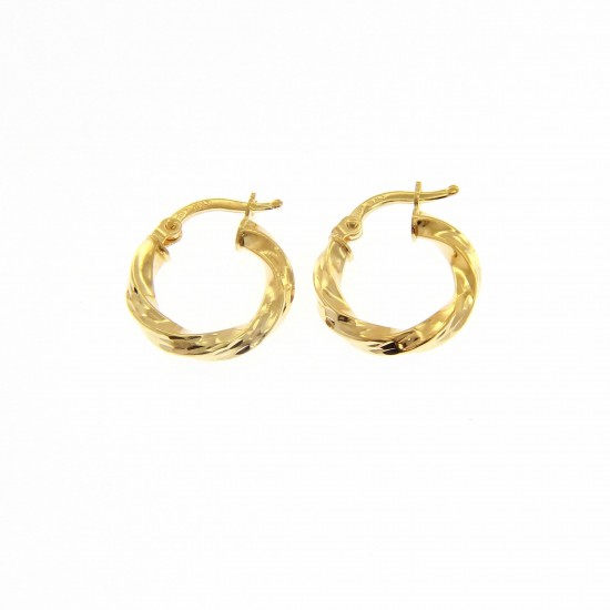 Praso - 14k Goldohrringe Praso - 14k Goldohrringe
